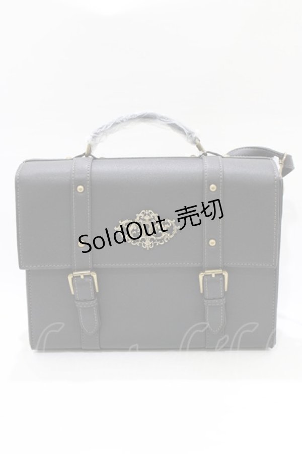 画像2: Kurumi Collaboration / CLK*カギアナバッグ　鍵穴サッチェルバッグ  ブラック H-26-01-26-1043-GO-BG-NS-ZH (2)