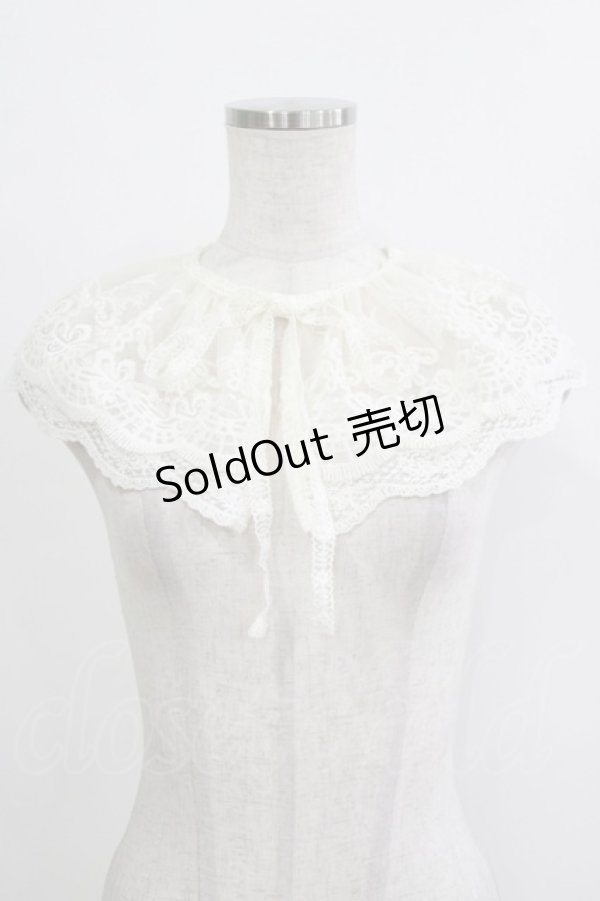 画像1: m petit by misako / AMレースツケエリ  オフ H-26-01-26-1046-LO-ZA-NS-ZH (1)