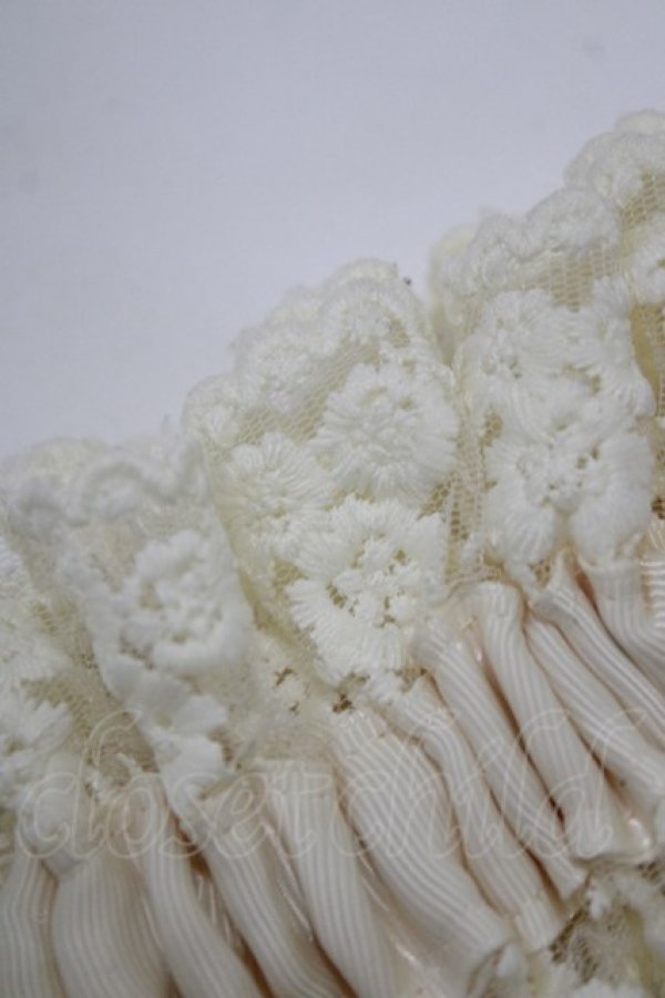 画像2: m petit by misako / AMフリル2Pシュシュ  生成り H-26-01-26-1047-LO-ZA-NS-ZH (2)