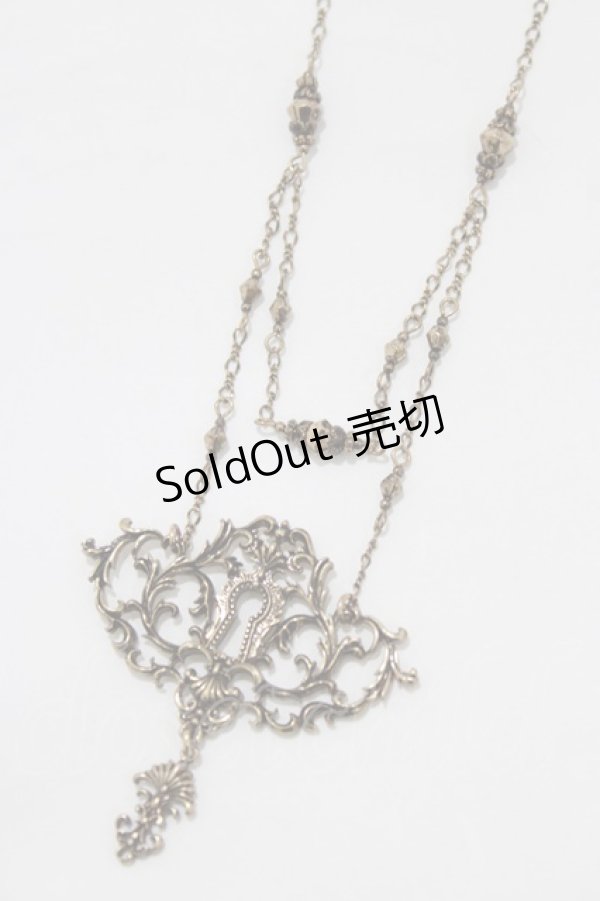 画像1: Kurumi Collaboration / CLK*カギアナネックレス  アンティークゴールド H-26-01-26-1062-GO-AC-NS-ZH (1)