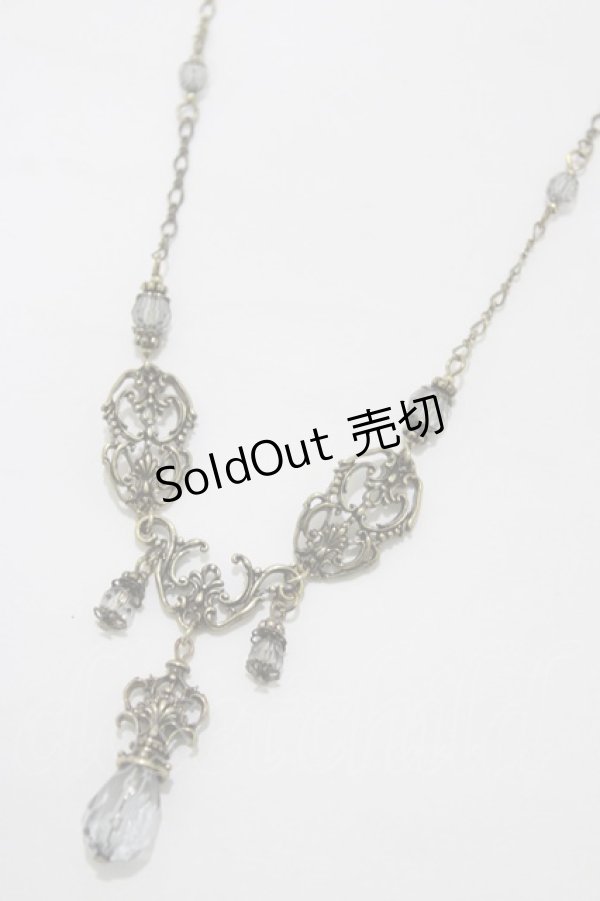 画像1: Kurumi Collaboration / マーメイドの涙ネックレス  アンティークゴールド H-26-01-26-1064-GO-AC-NS-ZH (1)