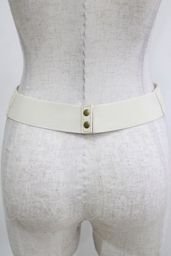 画像3: Kurumi Collaboration / マリンシークレット鍵穴ベルト Free アイボリー H-26-01-26-1067-GO-ZA-NS-ZH (3)