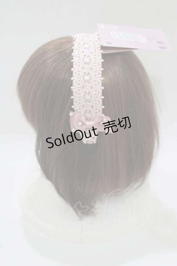 画像2: m petit by misako / TT*AMPLカチューシャ  ピンク H-26-01-26-1070-LO-AC-NS-ZH (2)