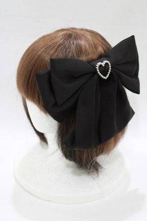 画像: Lovely Tency / 眞白ありす/バレッタ  ブラック H-26-01-26-1072-GO-AC-NS-ZH