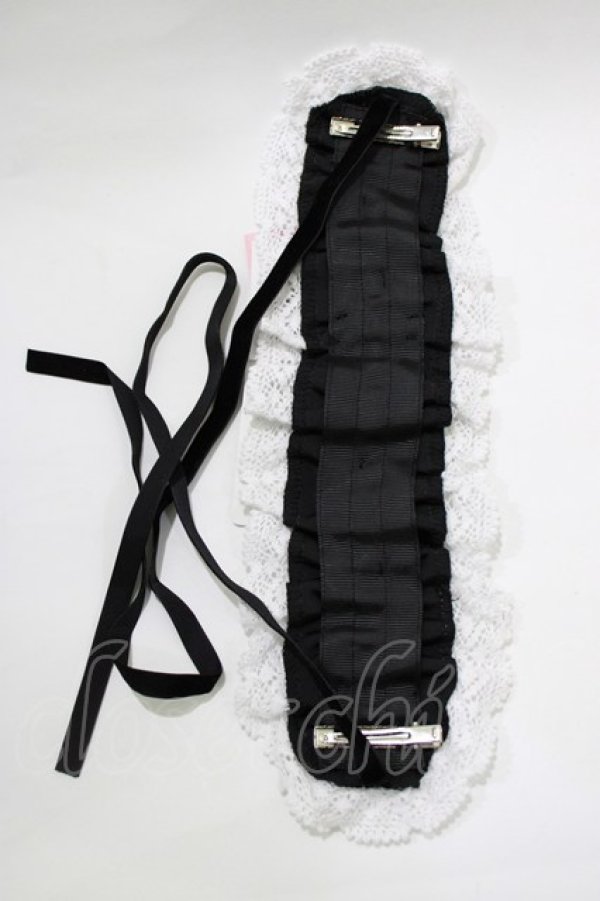 画像2: Eri Aino's collaboration / AE*ヘッドドレス  ブラック H-26-01-26-1073-PU-AC-NS-ZH (2)