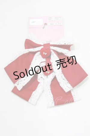 画像: Eri Aino's collaboration / AE*2Pリボンクリップ  レッド H-26-01-26-1077-PU-AC-NS-ZH