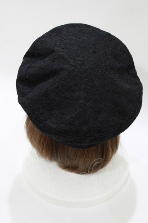 画像2: Lovely Tency / 眞白ありす/パールベレー  ブラック H-26-01-26-1078-GO-AC-NS-ZH (2)