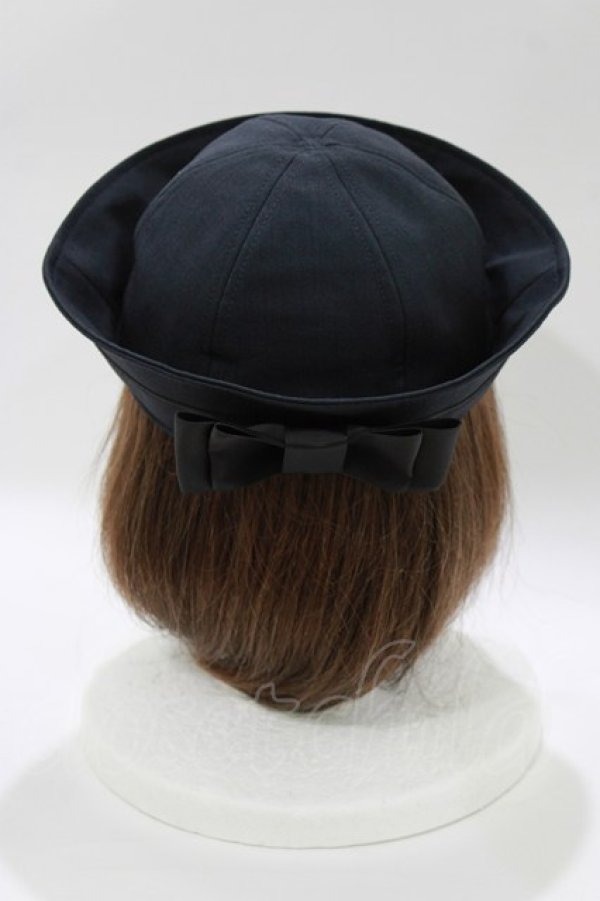 画像2: Kurumi Collaboration / マリンアカデミアベレー  ネイビー H-26-01-26-1079-GO-AC-NS-ZH (2)