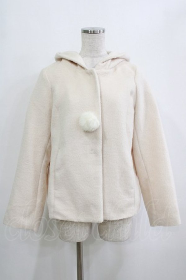 画像1: Ank Rouge / うさみみショートコート M オフ H-26-01-26-1007-CA-CO-NS-ZH (1)