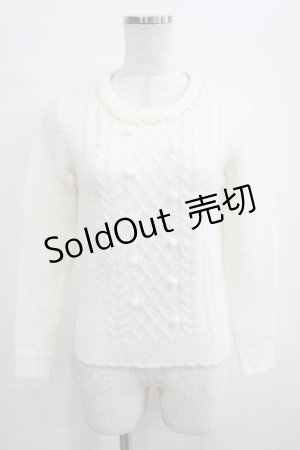 画像: Ank Rouge / パールニット M オフ H-26-01-26-1011-CA-TO-NS-ZH