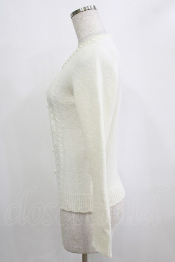 画像2: Ank Rouge / パールニット M オフ H-26-01-26-1011-CA-TO-NS-ZH (2)