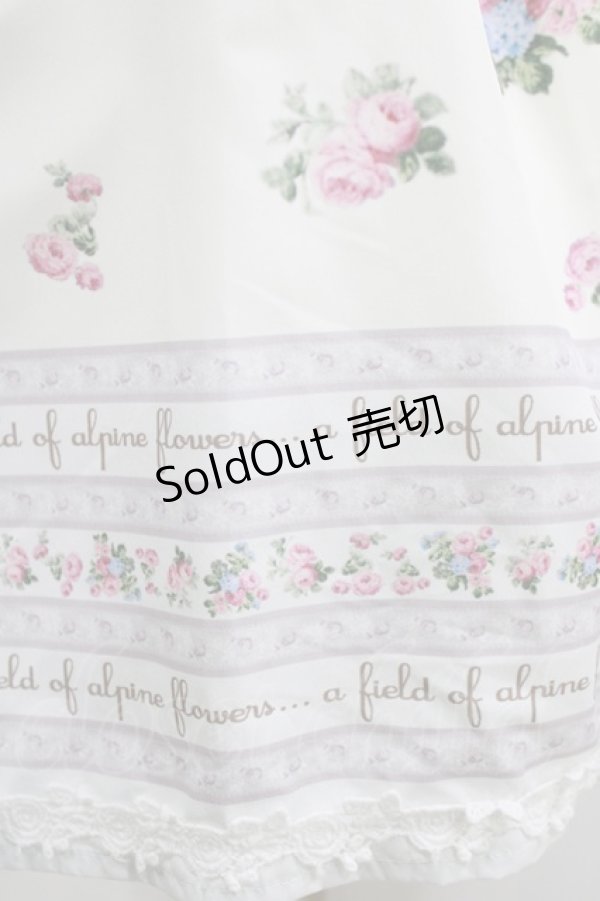 画像4: Ank Rouge / フラワーブーケパネルプリントジャンパースカート M オフ H-26-01-26-1001-CA-OP-NS-ZH (4)