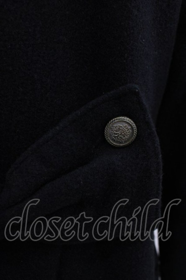 画像4: ALICE and the PIRATES / プチセーラーショートコート Free ブラック H-26-01-26-1014-PA-CO-NS-ZH (4)