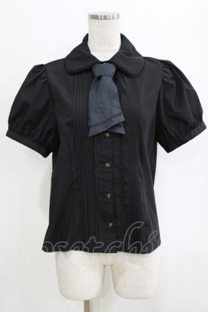 画像: Kurumi Collaboration / マリンアカデミアブラウス M ブラック H-26-01-26-1017-GO-BL-NS-ZH