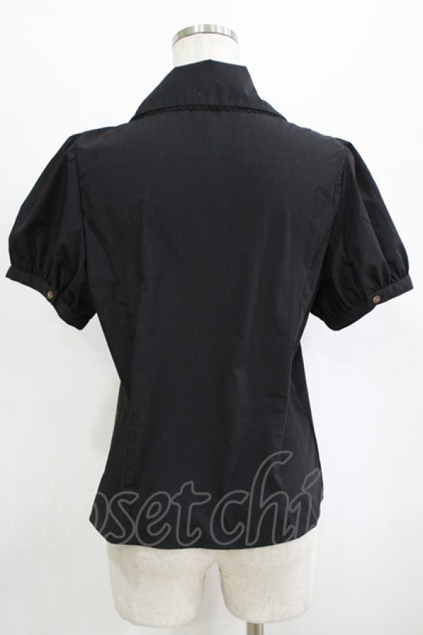 画像3: Kurumi Collaboration / マリンアカデミアブラウス M ブラック H-26-01-26-1017-GO-BL-NS-ZH (3)