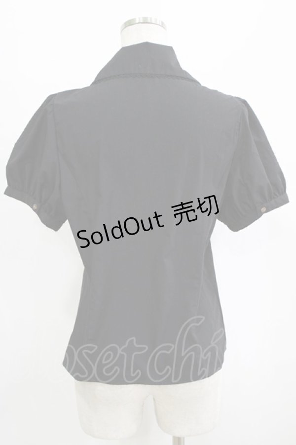 画像3: Kurumi Collaboration / マリンアカデミアブラウス M ブラック H-26-01-26-1017-GO-BL-NS-ZH (3)