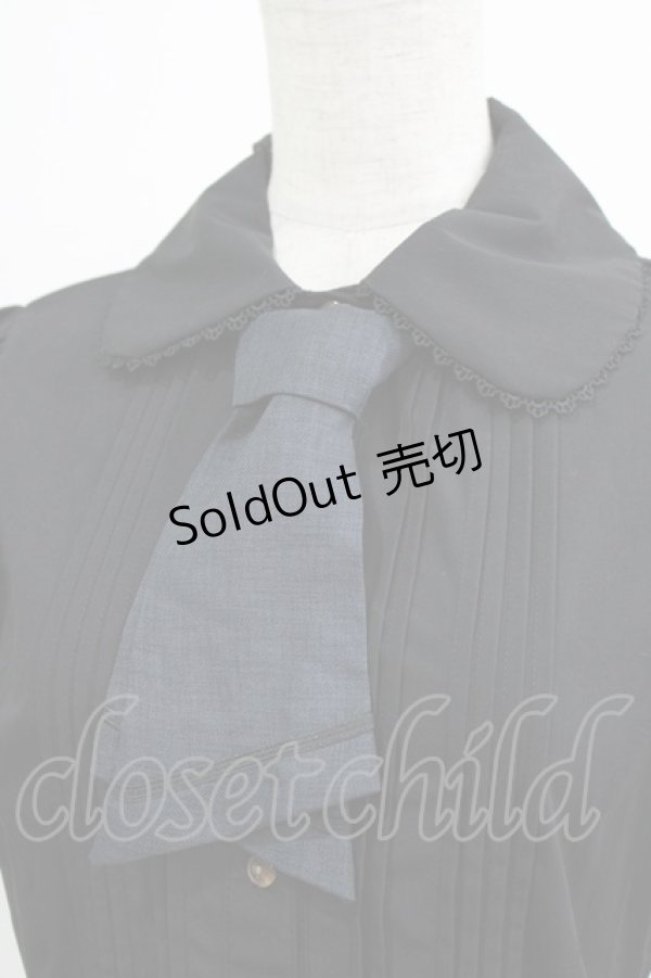 画像4: Kurumi Collaboration / マリンアカデミアブラウス M ブラック H-26-01-26-1017-GO-BL-NS-ZH (4)