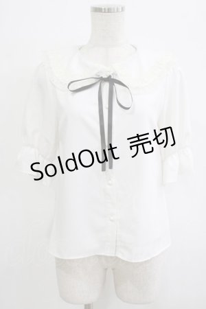 画像: evelyn / レース襟ブラウス Free オフ H-26-01-26-1021-LO-BL-NS-ZH