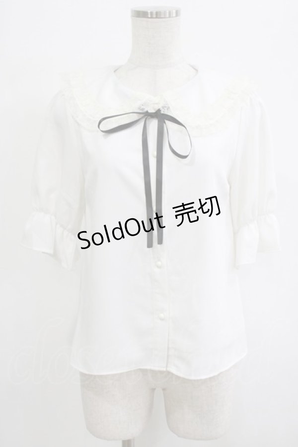 画像1: evelyn / レース襟ブラウス Free オフ H-26-01-26-1021-LO-BL-NS-ZH (1)