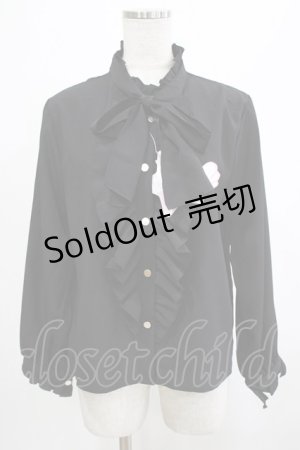 画像: virally / 星名桜子/TT*HOSラッフルBL M ブラック H-26-01-26-1025-PU-BL-NS-ZH