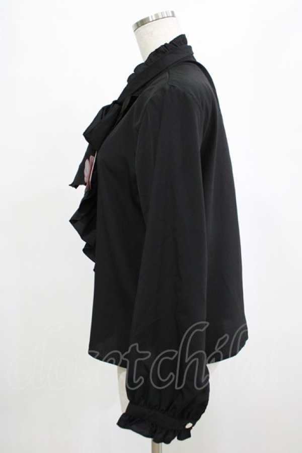 画像2: virally / 星名桜子/TT*HOSラッフルBL M ブラック H-26-01-26-1025-PU-BL-NS-ZH (2)