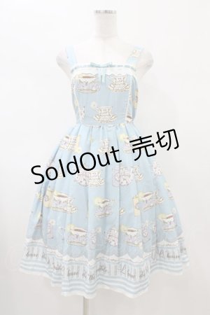 画像: axes femme kawaii / ティータイムジャンスカ M サックス H-26-01-26-054-AX-OP-NS-ZH