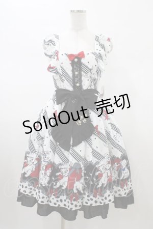 画像: axes femme kawaii / 101匹わんちゃん/ワンピース M 白 H-26-01-26-055-AX-OP-NS-ZH