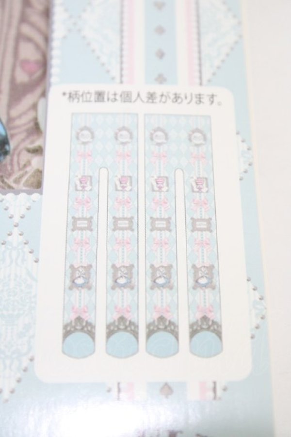 画像2: Angelic Pretty / Upside Down Story アリス タイツ  サックス H-26-01-26-007-AP-ZA-NS-ZH (2)