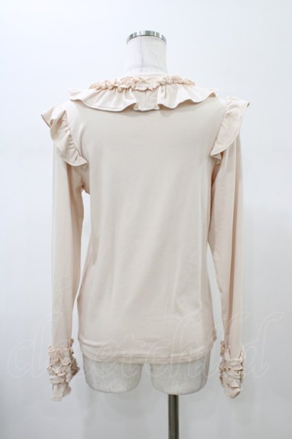 画像2: axes femme kawaii / フリルリボンカットプル M アイボリー H-26-01-26-058-AX-TO-NS-ZH (2)