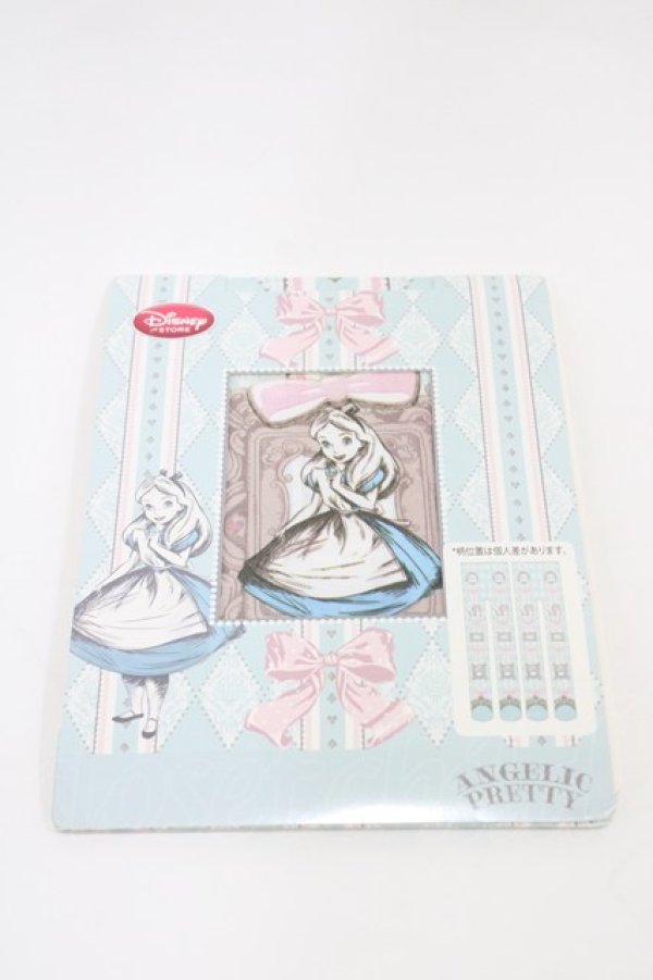 画像1: Angelic Pretty / Upside Down Story アリス タイツ  サックス H-26-01-26-008-AP-ZA-NS-ZH (1)