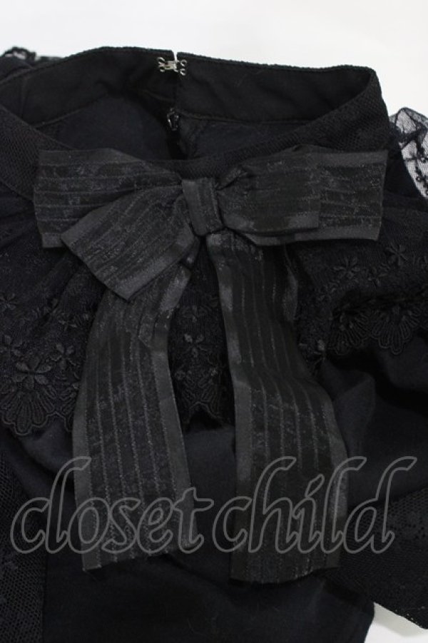 画像4: Angelic Pretty / Dollyレースカラーカットソー Free ブラック H-26-01-26-061-AP-TO-NS-ZH (4)