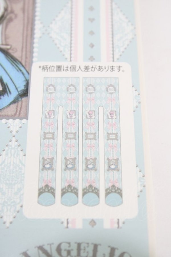 画像2: Angelic Pretty / Upside Down Story アリス タイツ  サックス H-26-01-26-008-AP-ZA-NS-ZH (2)