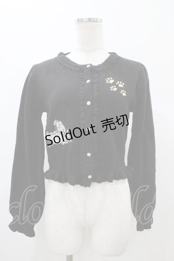 画像3: axes femme kawaii / 101匹わんちゃんカーデ M ブラック H-26-01-26-062-AX-TO-NS-ZH (3)