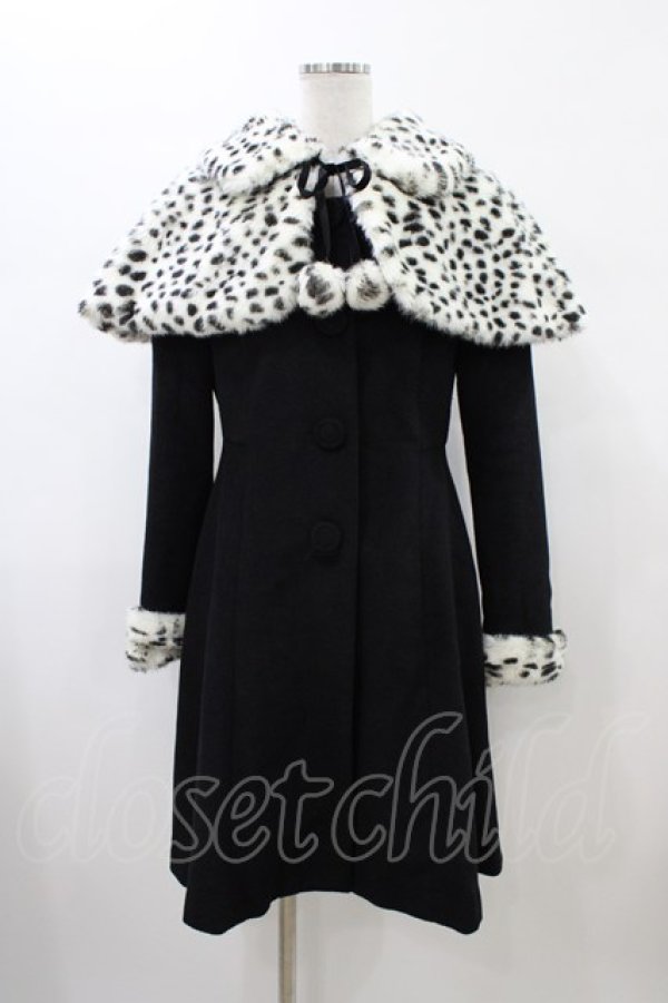 画像1: Secret Honey / ケープ付きコート(101匹わんちゃんver.) Free ブラック H-26-01-26-063-CA-CO-NS-ZH (1)