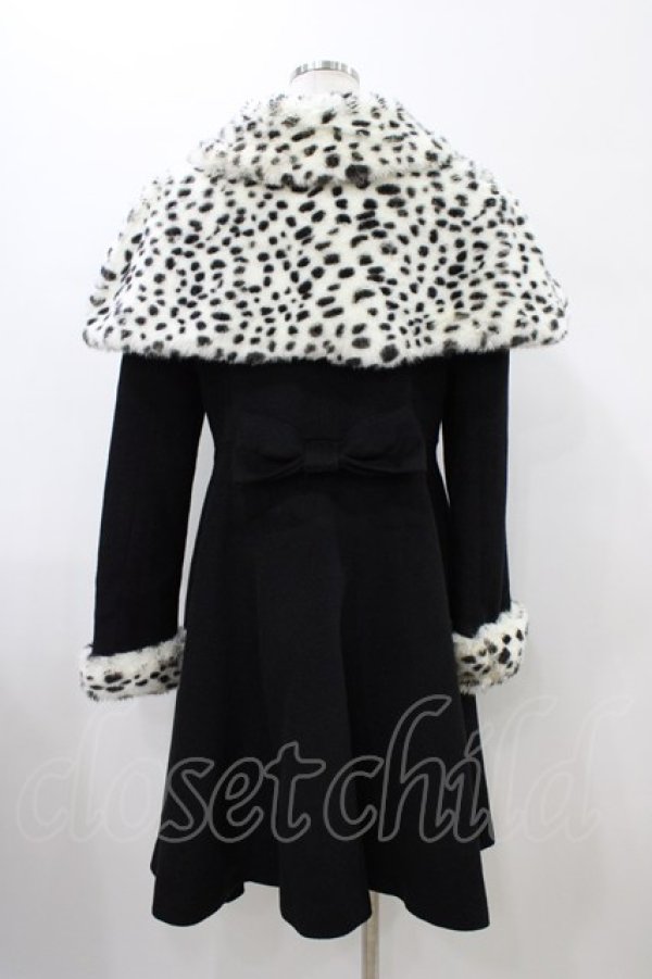 画像2: Secret Honey / ケープ付きコート(101匹わんちゃんver.) Free ブラック H-26-01-26-063-CA-CO-NS-ZH (2)