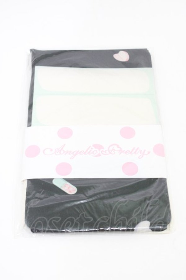 画像1: Angelic Pretty / Fancyホスピタルタイツ  ブラック H-26-01-26-011-AP-ZA-NS-ZH (1)