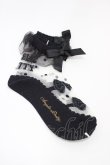 画像2: Angelic Pretty / Dolly Ribbonクルー丈ソックス  ブラック H-26-01-26-012-AP-ZA-NS-ZH (2)