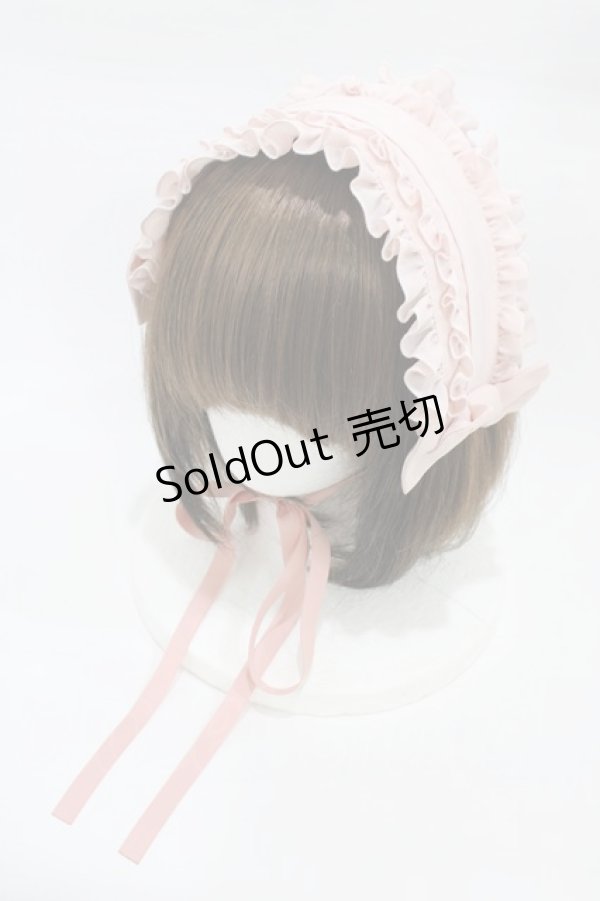 画像1: metamorphose / ピンタックヘッドドレス  ピンク H-26-01-26-013-ME-AC-NS-ZH (1)