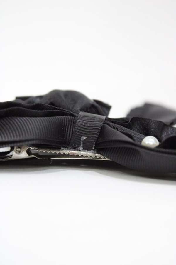 画像3: m petit by misako / TT*AMリボンクリップ  ブラック H-26-01-26-016-LO-ZA-NS-ZH (3)