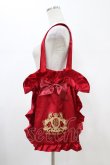 画像1: Angelic Pretty / Emblemサテントートバッグ  レッド H-26-01-26-022-AP-BG-NS-ZH (1)