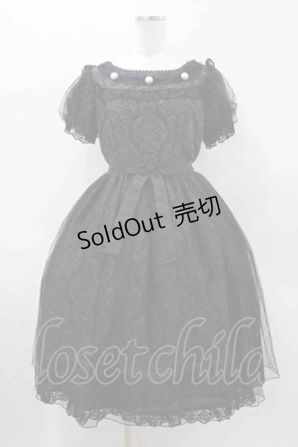 画像1: Angelic Pretty / Dolly Damaskワンピース Free ブラック H-26-01-26-030-AP-OP-NS-ZH (1)