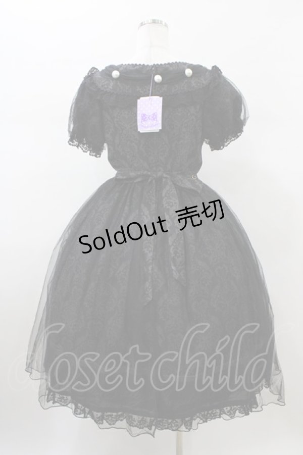 画像2: Angelic Pretty / Dolly Damaskワンピース Free ブラック H-26-01-26-030-AP-OP-NS-ZH (2)
