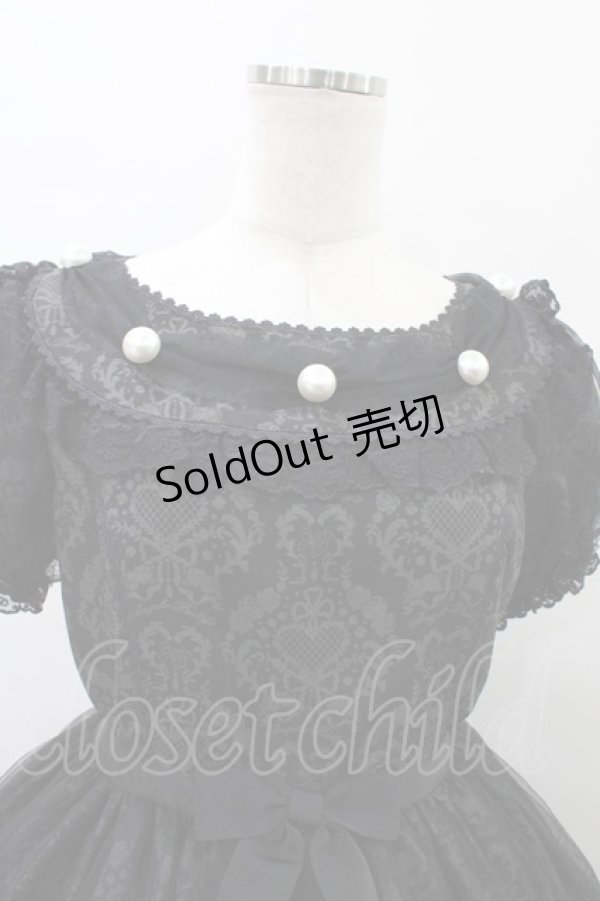 画像4: Angelic Pretty / Dolly Damaskワンピース Free ブラック H-26-01-26-030-AP-OP-NS-ZH (4)