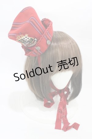 画像: Angelic Pretty / クラシカルレジメンミニHat  ワイン H-26-01-27-001-AP-AC-NS-ZH