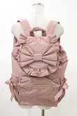 画像1: m petit by misako / TT AM リボンフラップ リュックサック  ピンク H-26-01-27-043-LO-BG-NS-ZH (1)