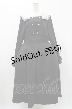 画像: m petit by misako / サンリオキャラクターズコラボ クロミセーラーワンピース LL ブラック H-26-01-27-047-LO-OP-NS-ZH