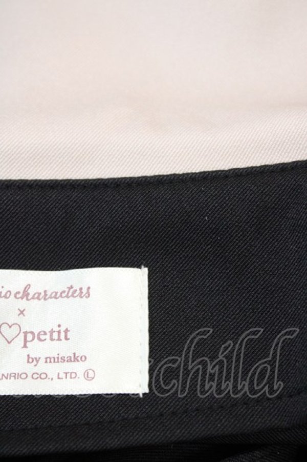 画像5: m petit by misako / サンリオキャラクターズコラボ クロミセーラーワンピース LL ブラック H-26-01-27-047-LO-OP-NS-ZH (5)