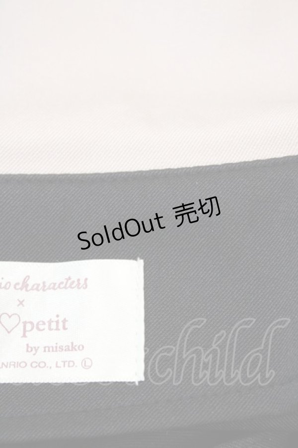 画像5: m petit by misako / サンリオキャラクターズコラボ クロミセーラーワンピース LL ブラック H-26-01-27-047-LO-OP-NS-ZH (5)