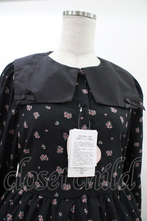 画像3: m petit by misako / TT*AOKハナセーラーOP M ブラック H-26-01-27-048-LO-OP-NS-ZH (3)