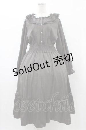 画像: m petit by misako / AOK*フリルカラータックワンピース 4L ブラウン H-26-01-27-049-LO-OP-NS-ZH